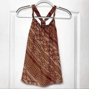 Tribal Print Sleeveless Top